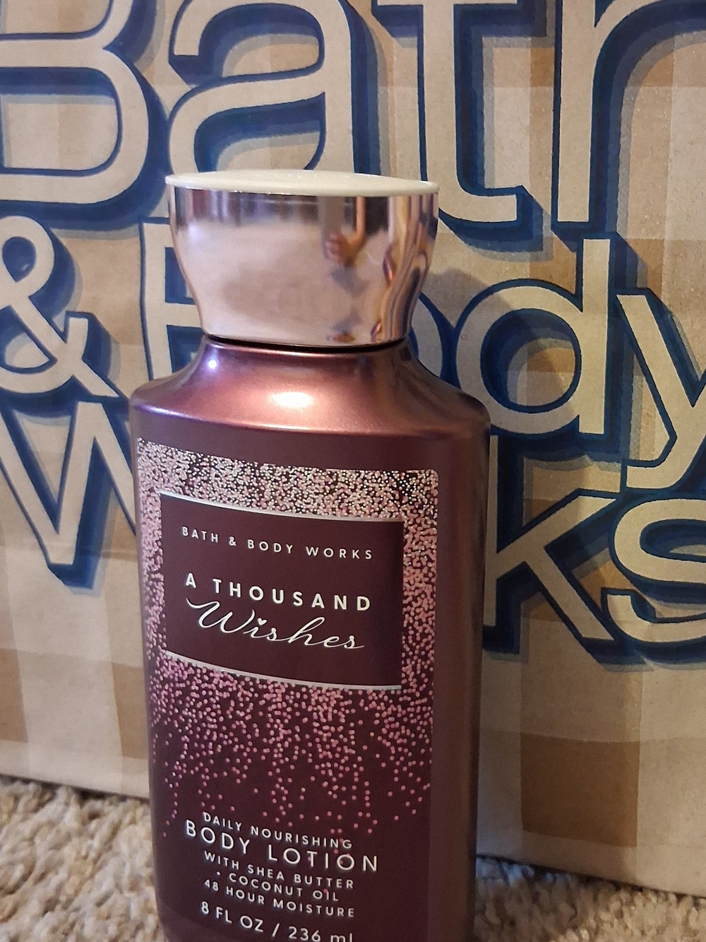 Bath & Body Works A Thousand Wishes Body Lotion — Rose Metallic